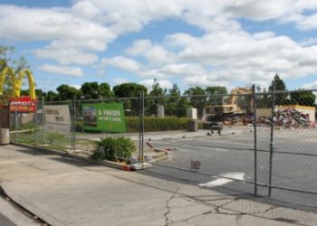 McDonald's at Tuolumne and Geer Rd. being demolished.