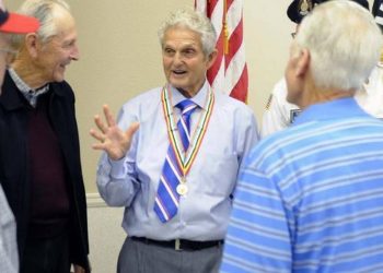 Denham Honors and Surprises Local Korean War Veteran with Medals