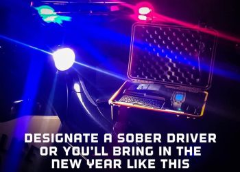 Reminder to designate your driver before you celebrate.
