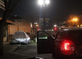 Transient Cited After Blocking Sidewalk With Tent