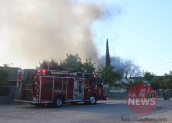 Outbuildings, Appliances, Vehicles Burned in Backyard Blaze
